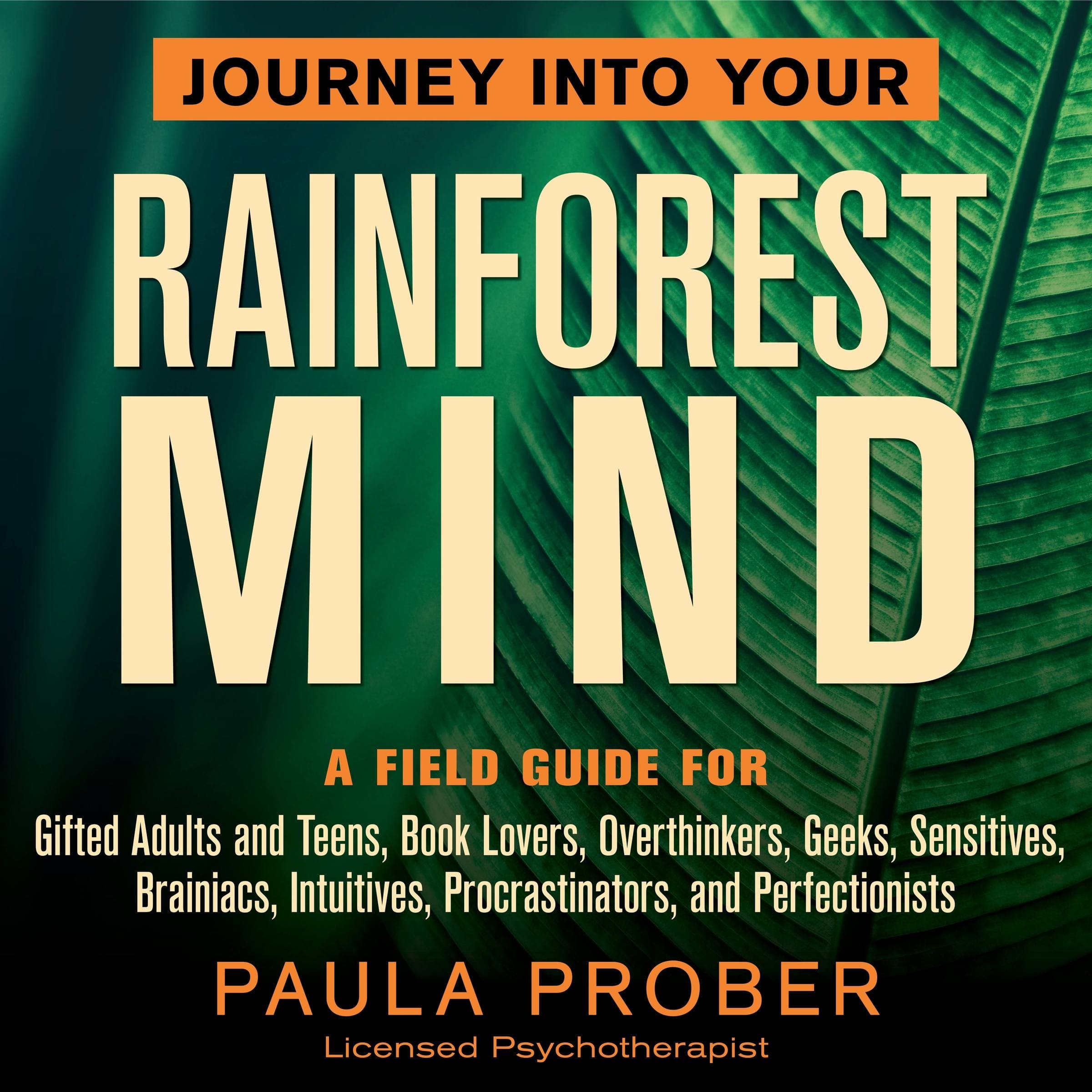 Journey Into Your Rainforest Mind: A Field Guide for Gifted Adults and Teens, Book Lovers, Overthinkers, Geeks, Sensitives, Brainiacs, Intuitives, Procrastinators, and Perfectionists cover